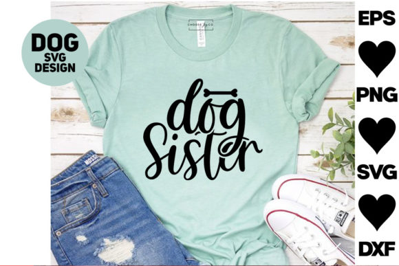 Dog SVG Design: Dog Sister