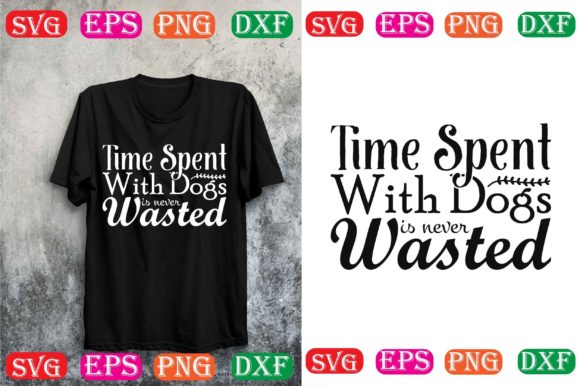 Dog SVG Design: Time Spent with Dogs
